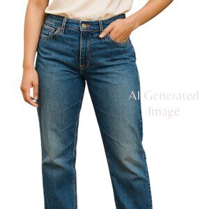 Y2K Levi's LOW RISE SLIM FIT 3 Button Bootcut Med Wash Denim Jeans Juniors Sz 13